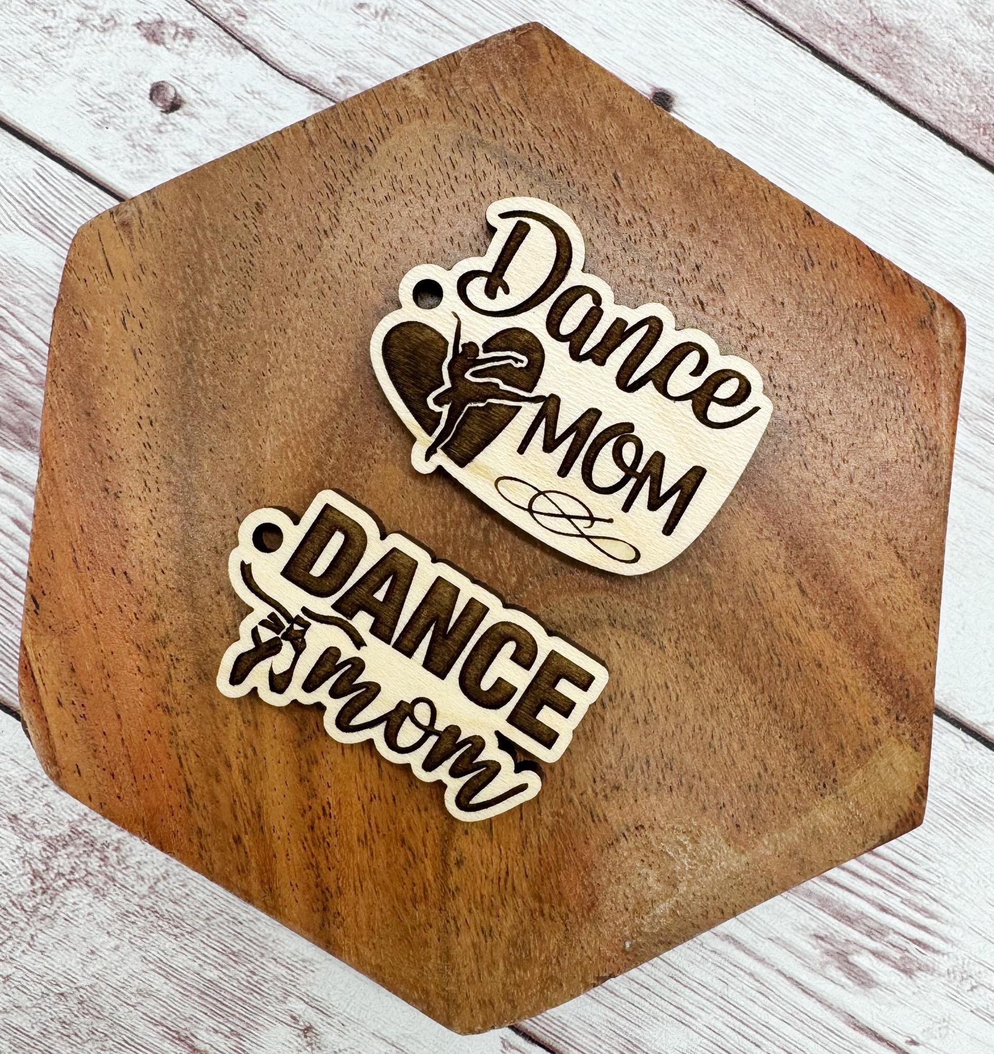Dance Mom Set of 2 Engraved Keychain Blanks DIY Sports