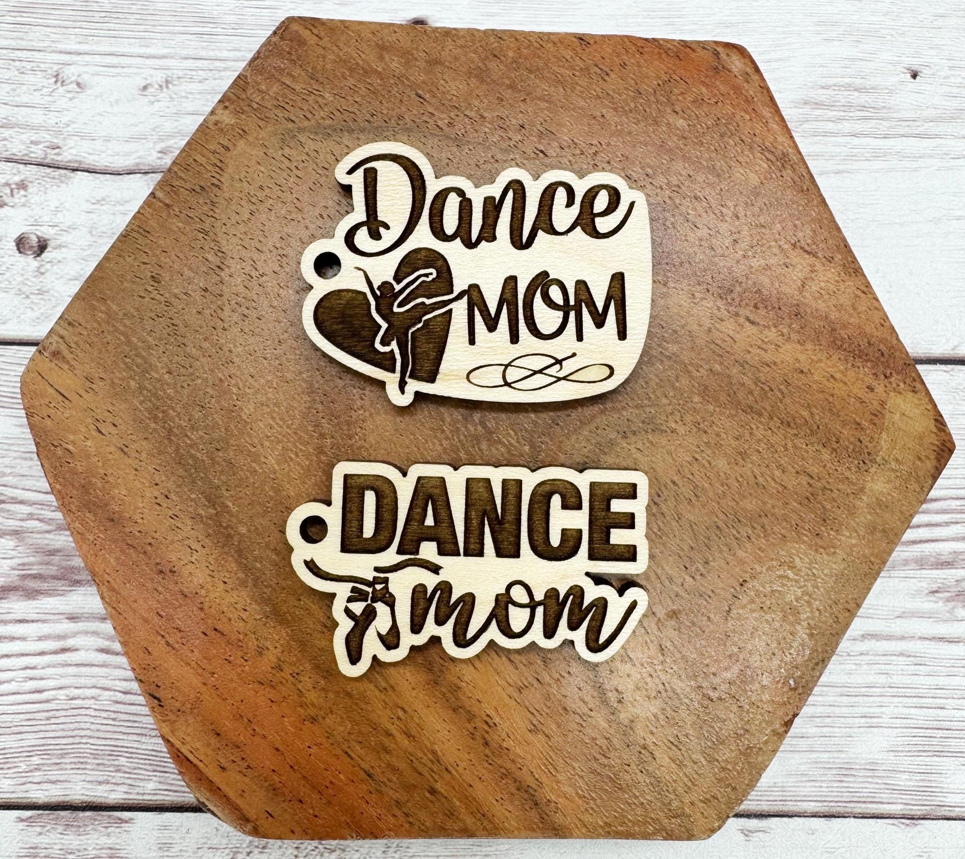 Dance Mom Set of 2 Engraved Keychain Blanks DIY Sports