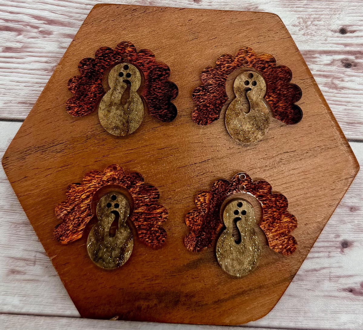 Acrylic Turkey Earring Blank Set, Thanksgiving, Fall Earring Blanks, DIY Jewelry Making
