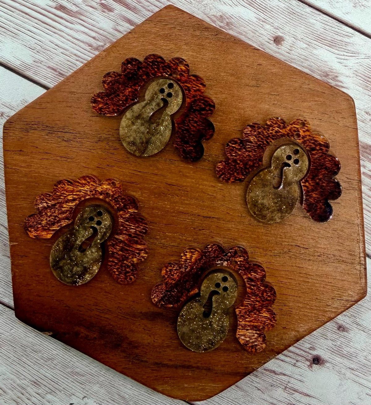 Acrylic Turkey Earring Blank Set, Thanksgiving, Fall Earring Blanks, DIY Jewelry Making